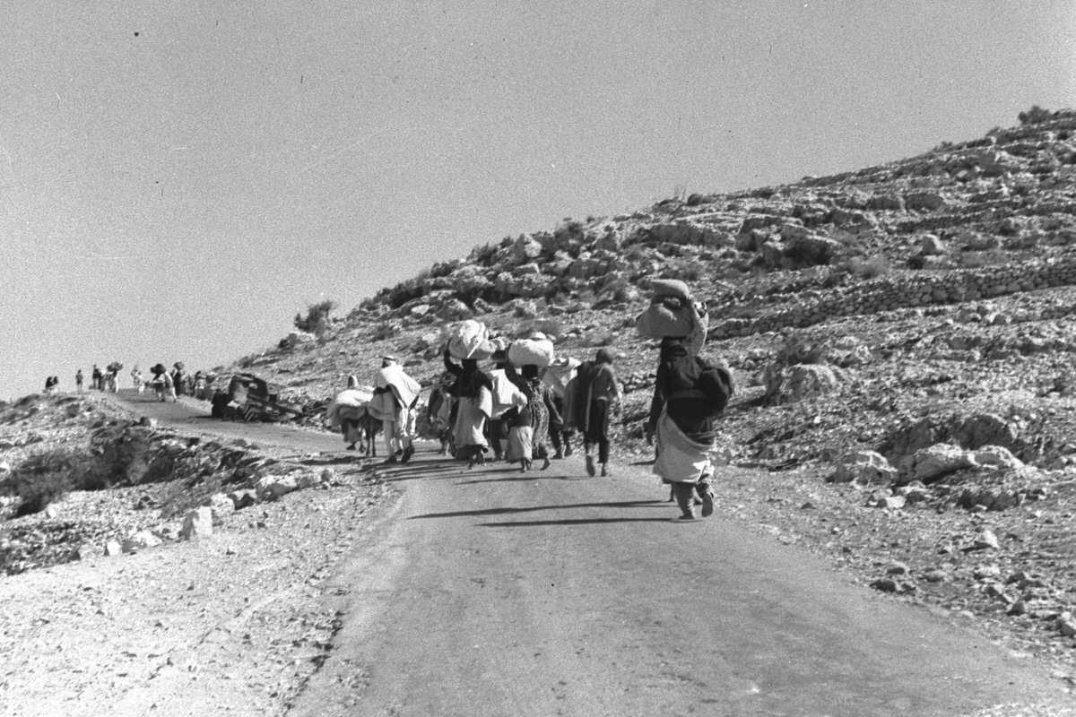 Palestinians in exile, October, 1948