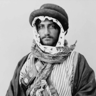 Bedouin portrait, 1898-1914